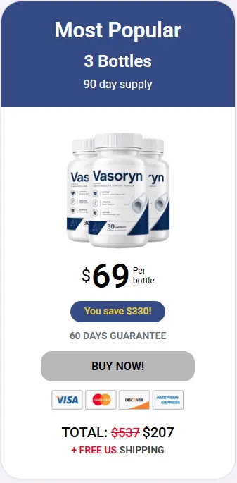 Order Vasoryn 3 Bottles